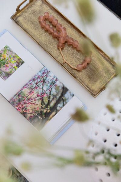 SHOP THE LOOK: Vintage Sea Glass Blush Beads, Abbott Tray