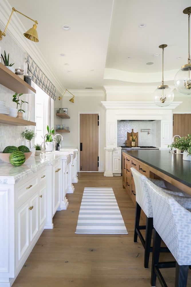 Mixed Wood Tones Kitchens While White Kitchens Will Always Be A